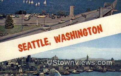 Seattle, Wash,     ;     Seattle, WA - Washington WA Postcard
