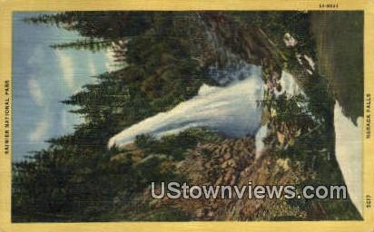 Narada Falls - Rainier National Park, Washington WA Postcard
