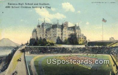 Tacoma High School - Washington WA Postcard