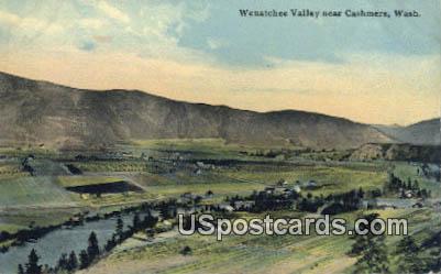 Wenatchee Valley - Cashmere, Washington WA Postcard