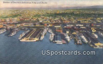 Industrial Area - Seattle, Washington WA Postcard