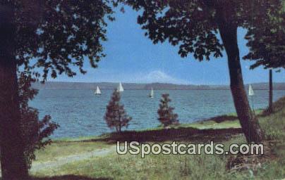 Lake Washington - Mt Rainier Postcard