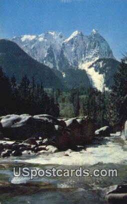 Mt Index - Stevens Pass, Washington WA Postcard