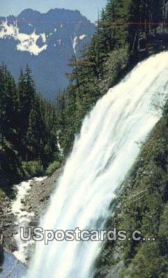 Mt. Rainier National Park - Narada Falls, Washington WA Postcard