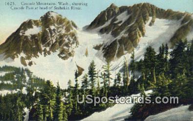 Cascade Mountains, WA Postcard      ;      Cascade Mountains, Washington