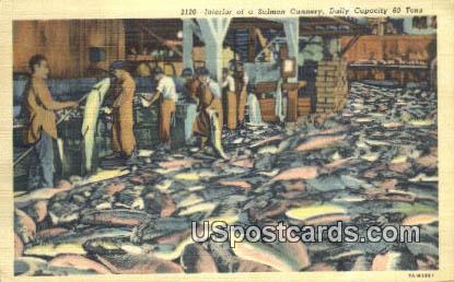 Salmon Connery - Misc, Washington WA Postcard