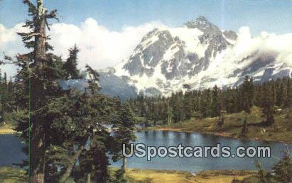 Mt Shuksan, Washington Postcard     ;      Mt Shuksan, WA