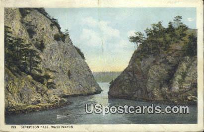 Deception Pass, Washington Postcard     ;      Deception Pass, WA