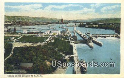 Canal Locks - Misc, Washington WA Postcard