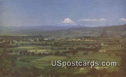 Medford Valley - Mount McLoughlin, Washington WA Postcard