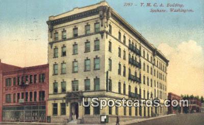 YMCA Building - Spokane, Washington WA Postcard