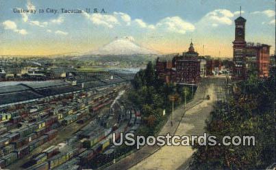 Gateway to City - Tacoma, Washington WA Postcard
