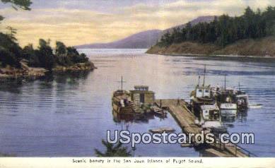 San Juan Islands - Puget Sound, Washington WA Postcard