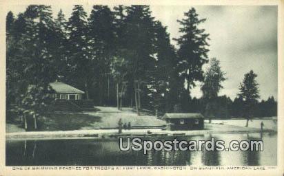 Fort Lewis, WA Postcard      ;      Fort Lewis, Washington