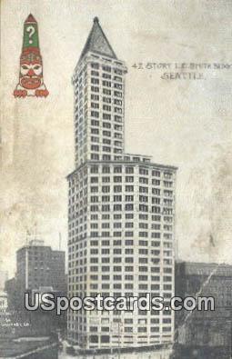 LC Smith Building - Seattle, Washington WA Postcard