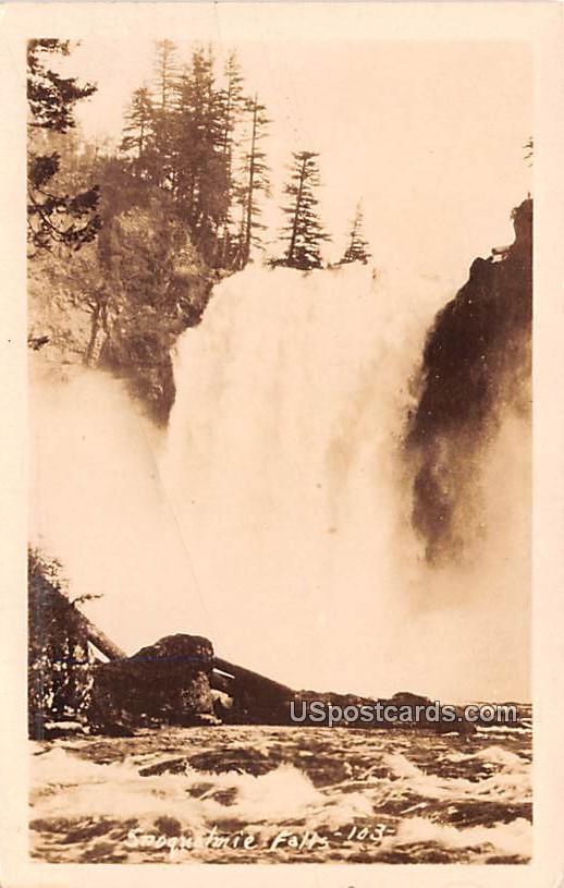 Snoqualmie Falls - Washington WA Postcard
