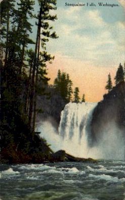 Snoqualmie Falls - Misc, Washington WA Postcard