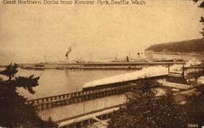 Great Northern Railroad - Seattle, Washington WA Postcard