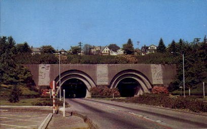 Tunnels - Seattle, Washington WA Postcard