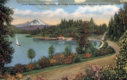 Lake Washington - Seattle Postcard