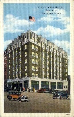 Stratford Hotel - Seattle, Washington WA Postcard