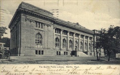 Public Library - Seattle, Washington WA Postcard
