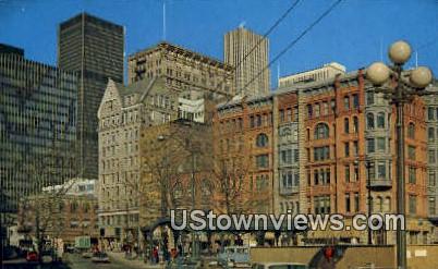 Historic Pioneer Square - Seattle, Washington WA Postcard