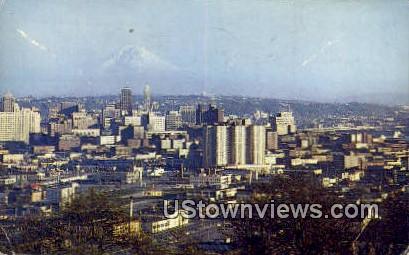 Mt Rainier - Seattle, Washington WA Postcard