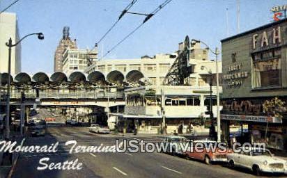 Monorail Terminal - Seattle, Washington WA Postcard