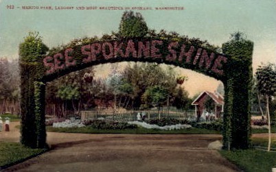 Manito Park - Spokane, Washington WA Postcard