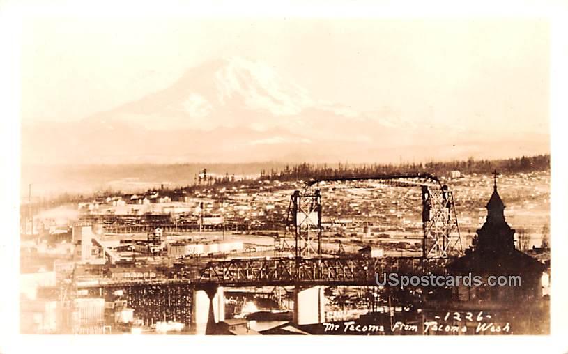 Mount Tacoma - Washington WA Postcard