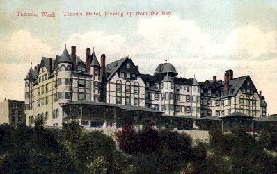 Tacoma Hotel - Washington WA Postcard