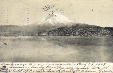 Mt. Tacoma   - Washington WA Postcard