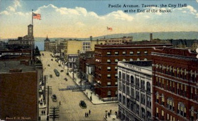 City Hall - Tacoma, Washington WA Postcard