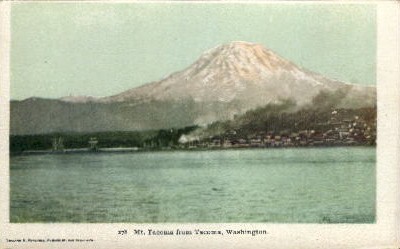 Mount Tacoma - Washington WA Postcard