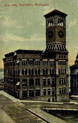 City Hall - Tacoma, Washington WA Postcard