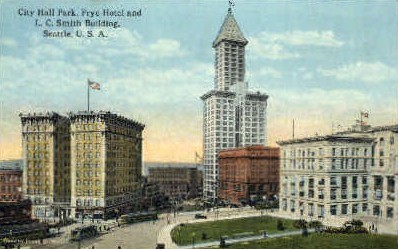 City Hall - Seattle, Washington WA Postcard