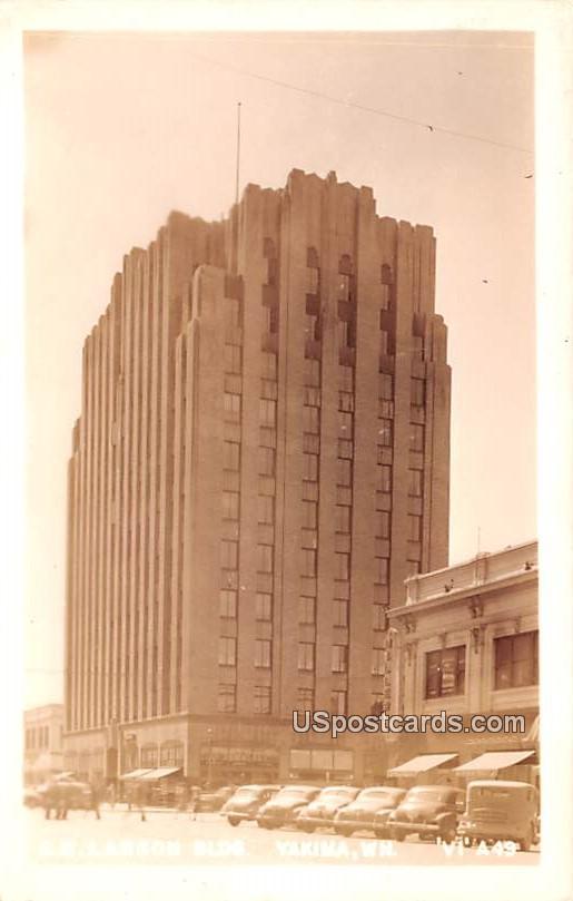 A E Larson Building - Yakima, Washington WA Postcard