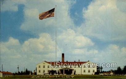 Post Headquarters - Camp McCoy, Wisconsin WI Postcard
