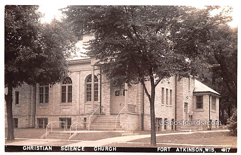 Christian Science Church - Fort Atkinson, Wisconsin WI Postcard
