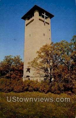 Judson Tower - Green Lake, Wisconsin WI Postcard
