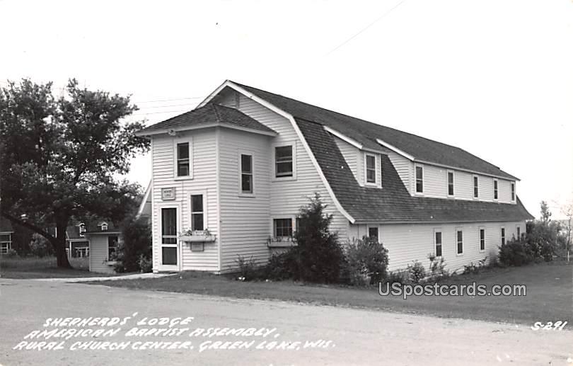 Shepherds' Lodge - Green Lake, Wisconsin WI Postcard