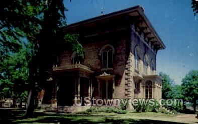 The Tallman Homestead & Museum - Janesville, Wisconsin WI Postcard