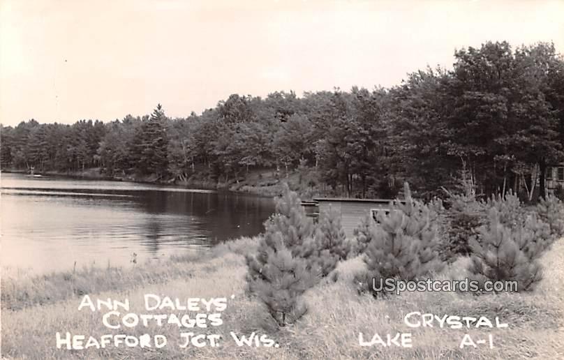 Ann Daleys' Cottages - Heafford Junction, Wisconsin WI Postcard