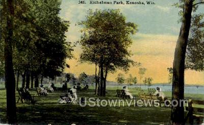 Eichelman Park - Kenosha, Wisconsin WI Postcard