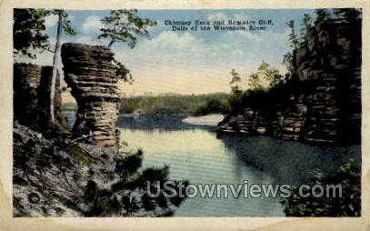 Chimney Rock - Misc, Wisconsin WI Postcard