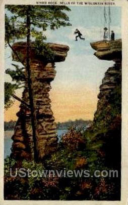 Stand Rock - Misc, Wisconsin WI Postcard