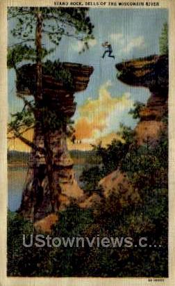 Stand Rock - Misc, Wisconsin WI Postcard