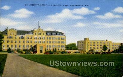 St. Joseph's Hospital  - Marshfield, Wisconsin WI Postcard