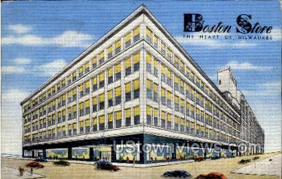 Boston Store - MIlwaukee, Wisconsin WI Postcard